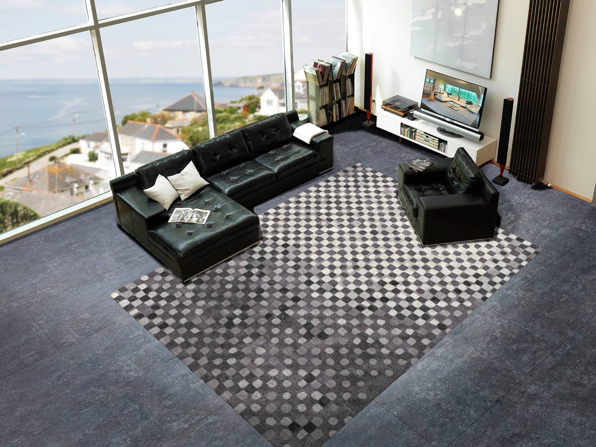 Makalu Nepal Teppich Domus MD370 Handgetuftet im Wunschmaß – Bild 3
